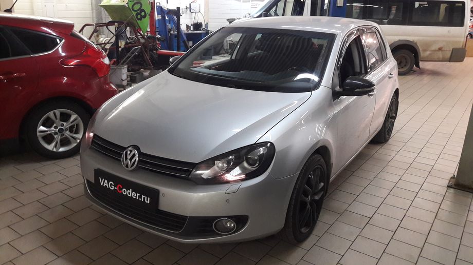 VW Golf VI-1,4SI-DSG7-2012м/г - кодирование доустановленного адаптивного биксенона(AFS), перепрошивка руля, активация скрытых функций от VAG-Coder.ru