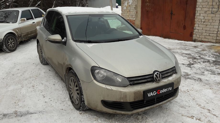 VW Golf VI-1,4SI(CAXA)-МКП6-2012м/г - обновление прошивки блока управления двигателя от VAG-Coder.ru