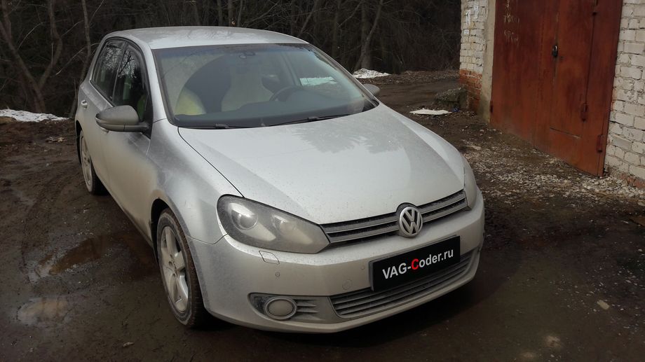 VW Golf VI-1,4SI(CAXA)-DSG7-2012м/г - обновление навигационных карт и персональных точек POI на штатной медиасистеме RNS510 (Columbus) от VAG-Coder.ru