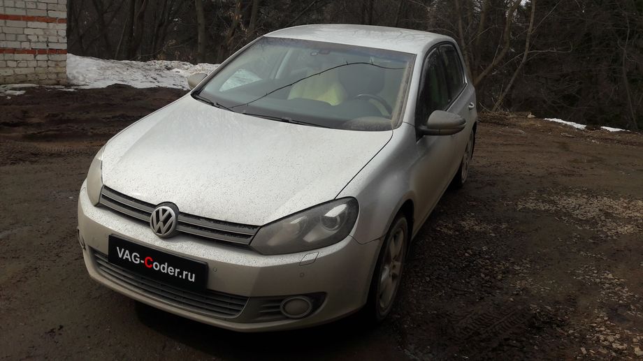 VW Golf VI-1,4SI(CAXA)-DSG7-2012м/г - обновление навигационных карт и персональных точек POI на штатной медиасистеме RNS510 (Columbus) от VAG-Coder.ru