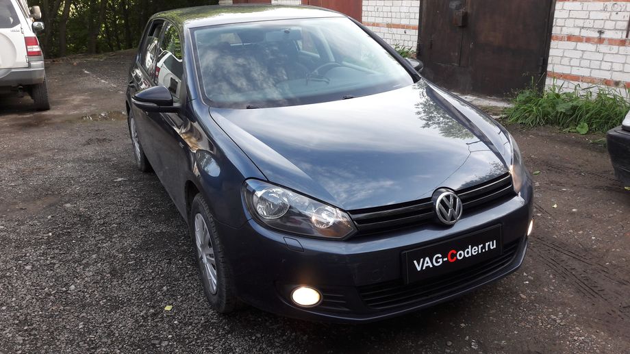 VW Golf VI-1,4TSI(CAXA)-МКП6-2013м/г - активация и кодирование скрытых функций от VAG-Coder.ru