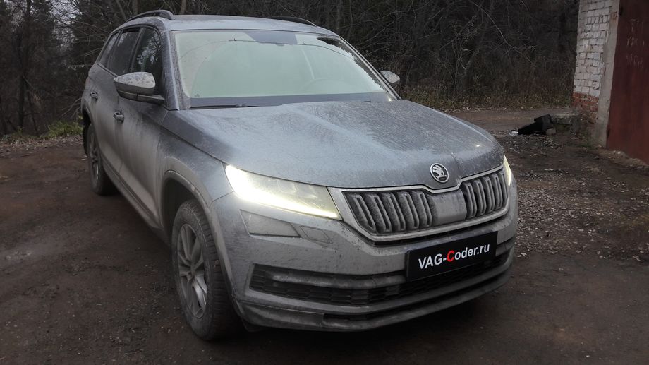 Skoda Kodiaq-2,0TDI(DBGC)-4х4-DSG7-2018м/г - активация и кодирование скрытых функций, и активация охранного комплекса в VAG-Coder.ru