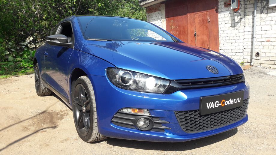 VW Scirocco-2,0TSI(CCCZB)-DSG6-2013м/г - активация и кодирование скрытых функций, перепрошивка руля, диагностика состояния работы камеры заднего вида в VAG-Coder.ru