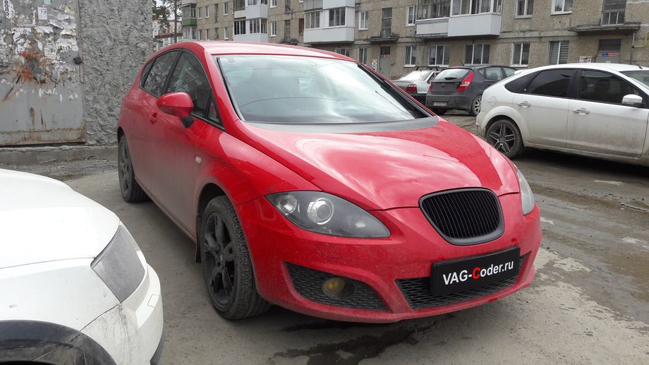 Seat Leon(1P)-1,8TSI-DSG7-2013м/г - активация система контроля распознавания усталости, активация функции системы косвенного контроля давления в шинах (TMPSII), модификация настроек системы курсовой устойчивости (ESCOff) от VAG-Coder.ru