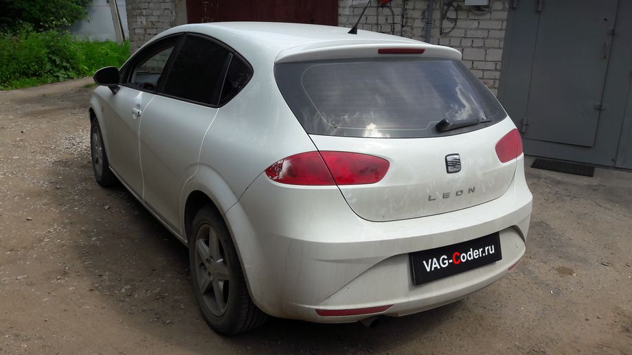 Seat Leon-1,2TSI(CBZB)-МКП6-2013м/г - диагностика электроники и состояния работы двигателя, обновление прошивки двигателя, кодирование и активация скрытых функций от VAG-Coder.ru