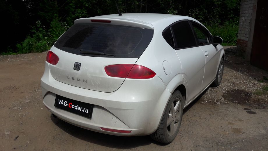 Seat Leon-1,2TSI(CBZB)-МКП6-2013м/г - диагностика электроники и состояния работы двигателя, обновление прошивки двигателя, кодирование и активация скрытых функций от VAG-Coder.ru