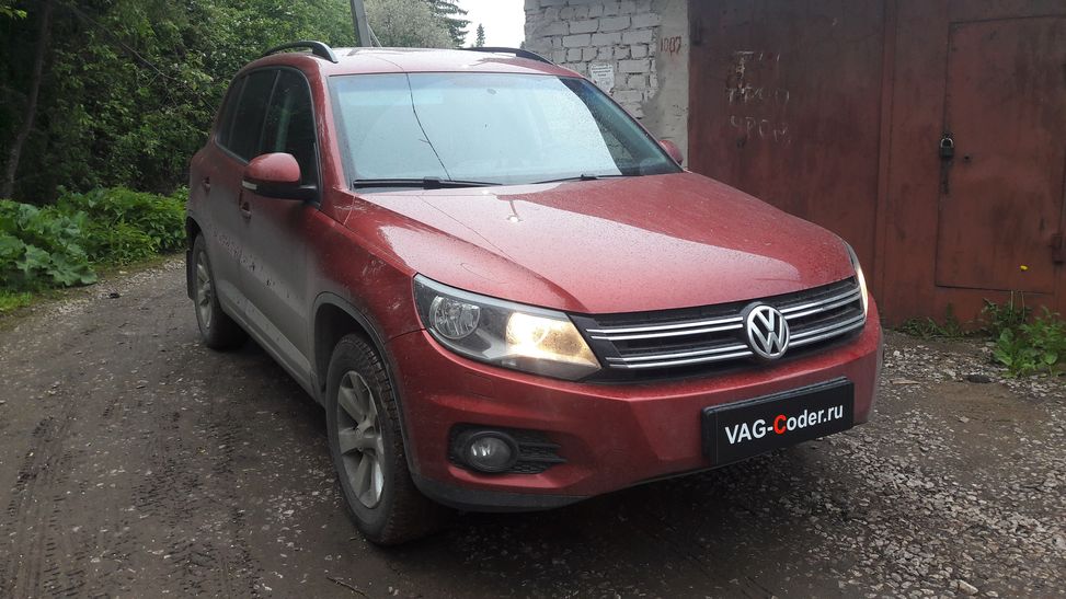 VW Tiguan-2,0TSI(CAWA)-4х4-АКПП6-2013м/г - диагностика электроники и состояния работы двигателя, обновление прошивки двигателя 2,0TSI(CAWA) с отображением температуры масла двигателя в панели приборов, обновление прошивки блока управления системы ABS и блока управления полного привода Haldex (Халдекс) в VAG-Coder.ru