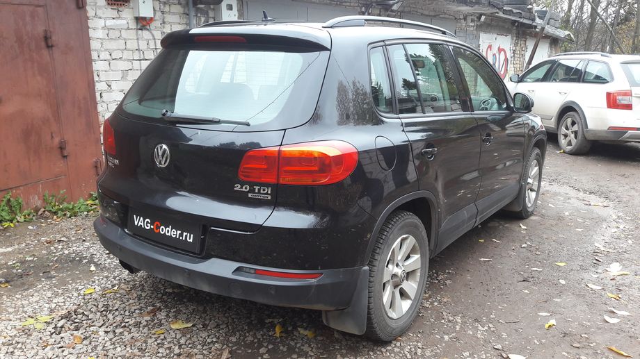 VW Tiguan-2,0TDI(CLJA)-4х4-АКПП6-2013м/г - диагностика состояния работы электроники и блоков управления автомобиля, обновление дизельгейтной прошивки двигателя 2,0TDI(CLJA), обновление устаревшей прошивки блока управления автоматической коробкой передач АКПП6 (AISIN AQ 250 6F) в VAG-Coder.ru