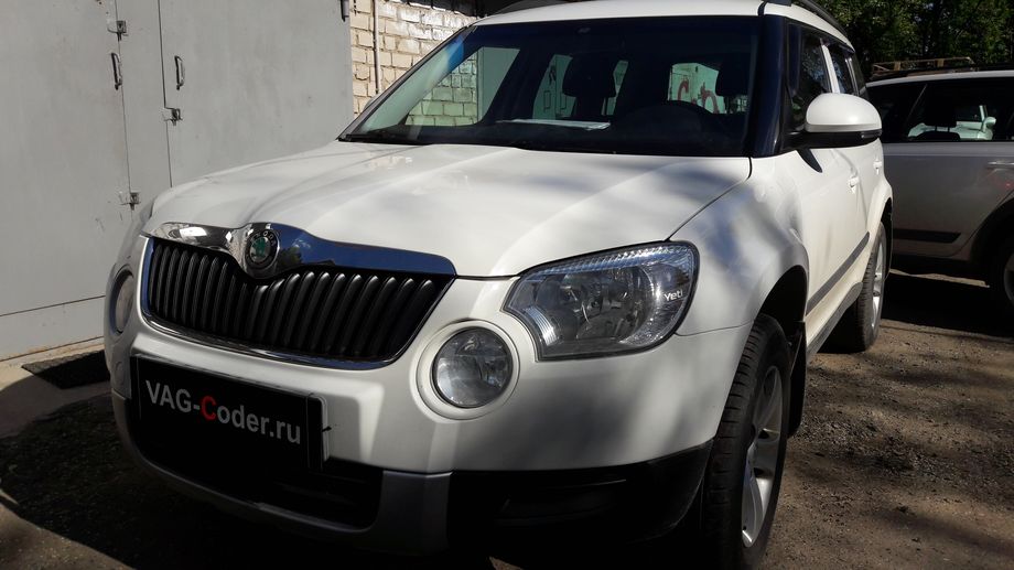 Skoda Yeti-1,4TSI(CAXA)-DSG7-2013м/г - перепрошивка руля в тугой руль Octavia RS, и активация и кодирование скрытых функций от VAG-Coder.ru в Перми