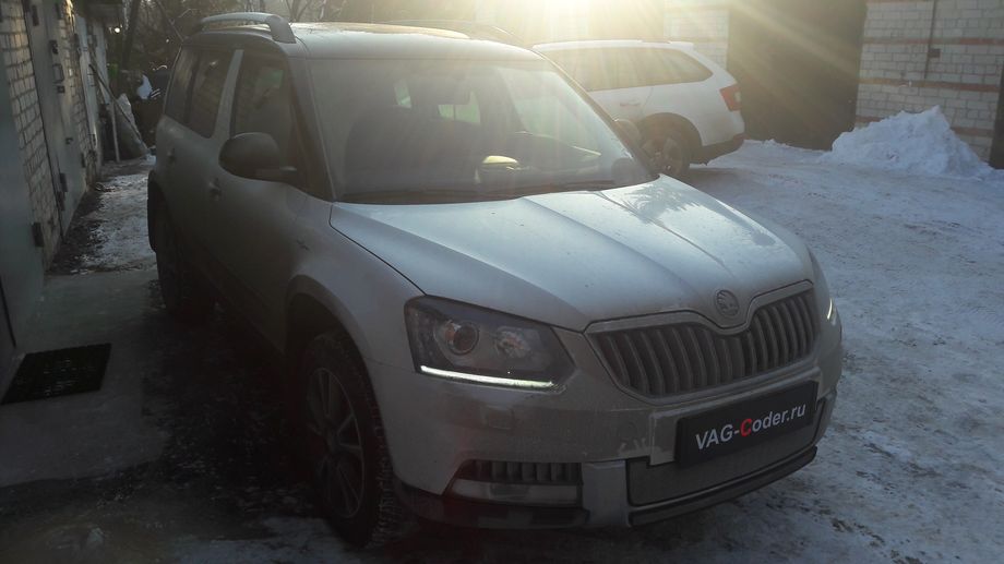 Skoda Yeti-1,8TSI(CDAB)-4х4-DSG6-2016м/г - обновление прошивки блока управления двигателя, активация и кодирование скрытых функций от VAG-Coder.ru