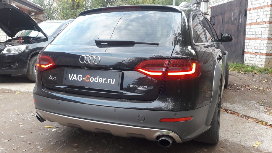 Audi A4 AllRoad B8-2,0TSI-4х4-DSG7-2014м/г - доустановка и активации функции круиз-контроля (GRA) на Ауди A4(B8) Алроад в VAG-Coder.ru в Перми