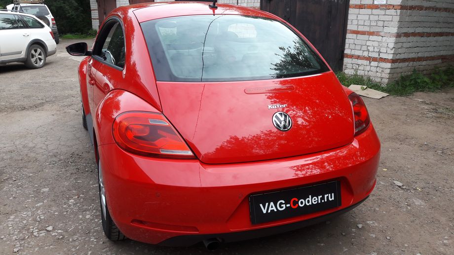 VW Beetle-1,2TSI-DSG7-2015м/г - доустановка и активации функции круиз-контроля (GRA) в VAG-Coder.ru в Перми