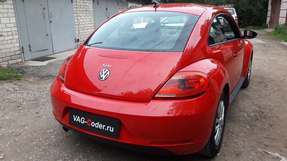 VW Beetle-1,2TSI-DSG7-2015м/г — доустановка и активации функции круиз-контроля (GRA) в VAG-Coder.ru в Перми