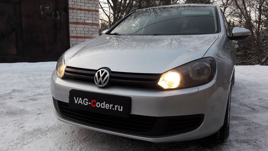 VW Golf 6-1,6MPI-МКП5-2011м/г - ремонт блока бортовой сети и устранение последствий после установки нештатного ксенона с постоянно горящей лампой поворота в VAG-Coder.ru в Перми