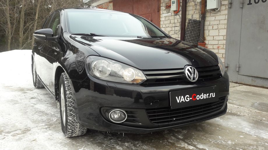 VW Golf VI-1,6MPI-МКП5-2013м/г - доустановка оригинальной штатной медиасистемы с навигацией Discover Media и замена блока управления гейтвея на Фольксваген Гольф 6 в VAG-Coder.ru в Перми