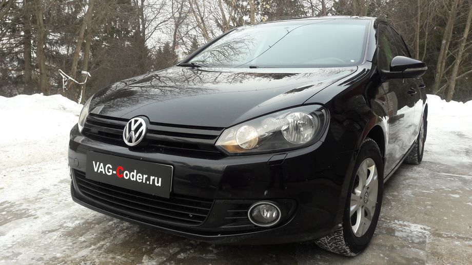 VW Golf VI-1,6MPI-МКП5-2013м/г - доустановка оригинальной штатной медиасистемы с навигацией Discover Media и замена блока управления гейтвея на Фольксваген Гольф 6 в VAG-Coder.ru в Перми