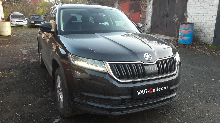 Skoda Kodiaq-1,4TSI-4х4-DSG6-2019м/г - активация и кодирование скрытых функций в VAG-Coder.ru в Перми