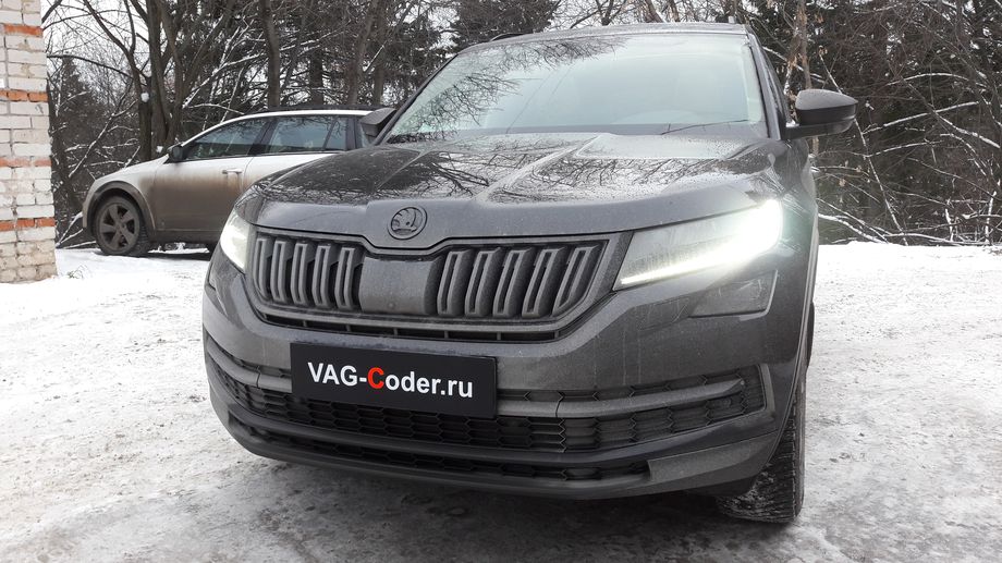 Skoda Kodiaq-2,0TSI-4х4-DSG7-2019м/г - обновление устаревшей прошивки магнитолы Columbus устраняющее проблему с неработающим голосовым управлением на русском языке в VAG-Coder.ru в Перми