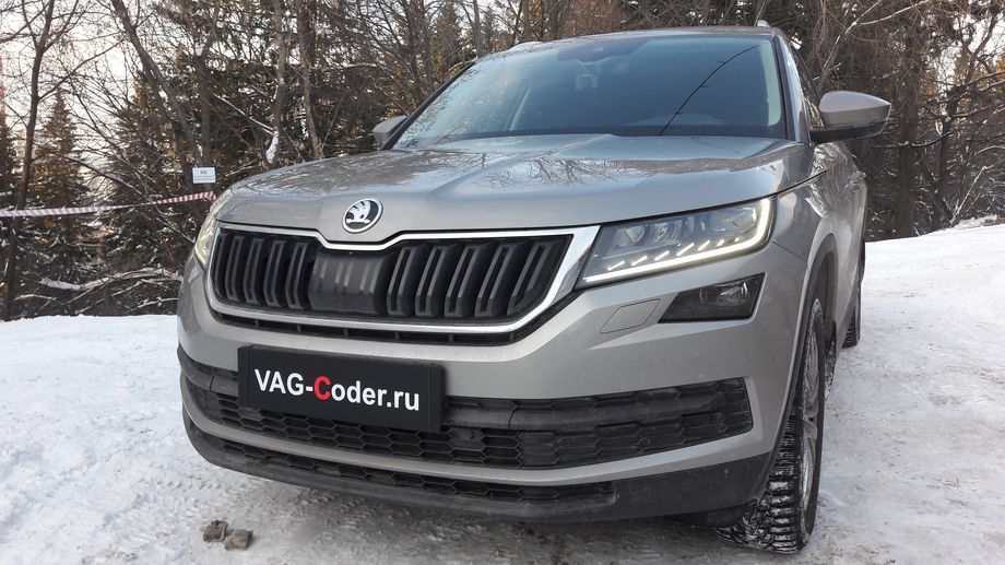 Skoda Kodiaq-2,0TDI-4х4-DSG7-2019м/г - параметрирование и активация функций доустановленного блока управления системы прямого контроля давления в шинах (RDKS) в VAG-Coder.ru в Перми