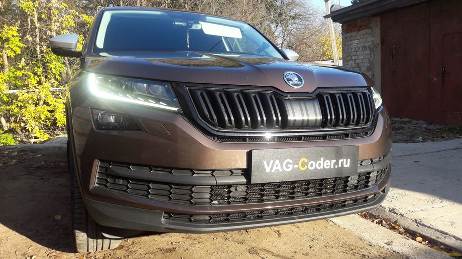 Skoda Kodiaq-2,0TDI-4х4-DSG7-2019м/г - доустановка оригинальной заводской системы прямого контроля давления в шинах RDKS на Шкода Кодиак в VAG-Coder.ru в Перми