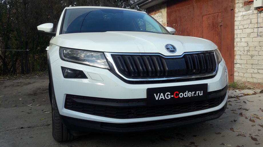 Skoda Kodiaq-2,0TSI-4х4-DSG7-2020м/г - активация и кодирование пакета скрытых заводских функций на Шкода Кодиак в VAG-Coder.ru в Перми