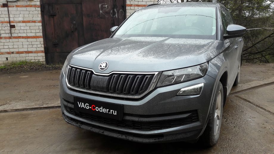 Skoda Kodiaq-1,4TSI-4х4-DSG6-2020м/г - активация и кодирование пакета скрытых заводских функций и программная разблокировка работы MirrorLink в движении на Шкода Кодиак в VAG-Coder.ru в Перми