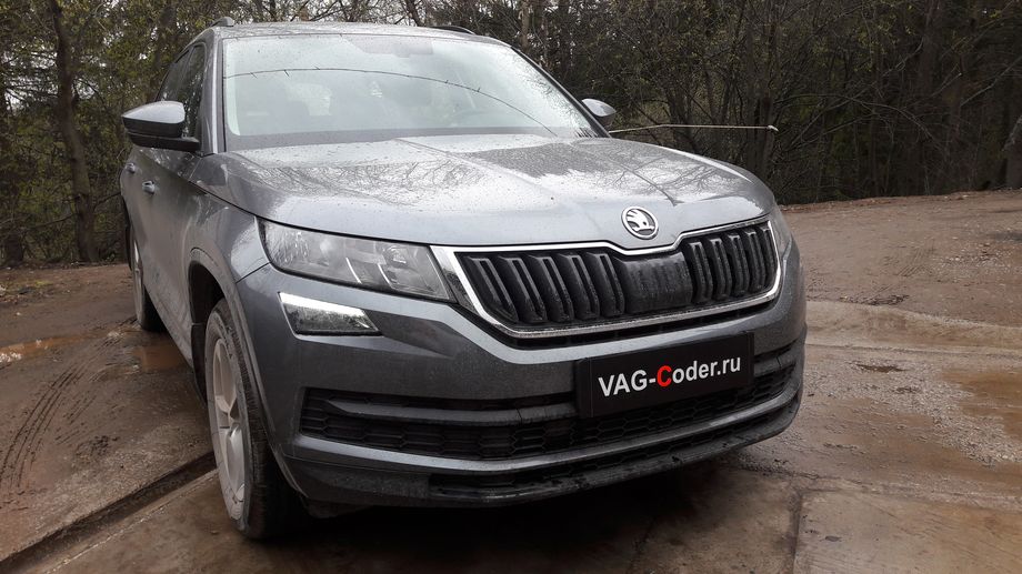 Skoda Kodiaq-1,4TSI-4х4-DSG6-2020м/г - активация и кодирование пакета скрытых заводских функций и программная разблокировка работы MirrorLink в движении на Шкода Кодиак в VAG-Coder.ru в Перми