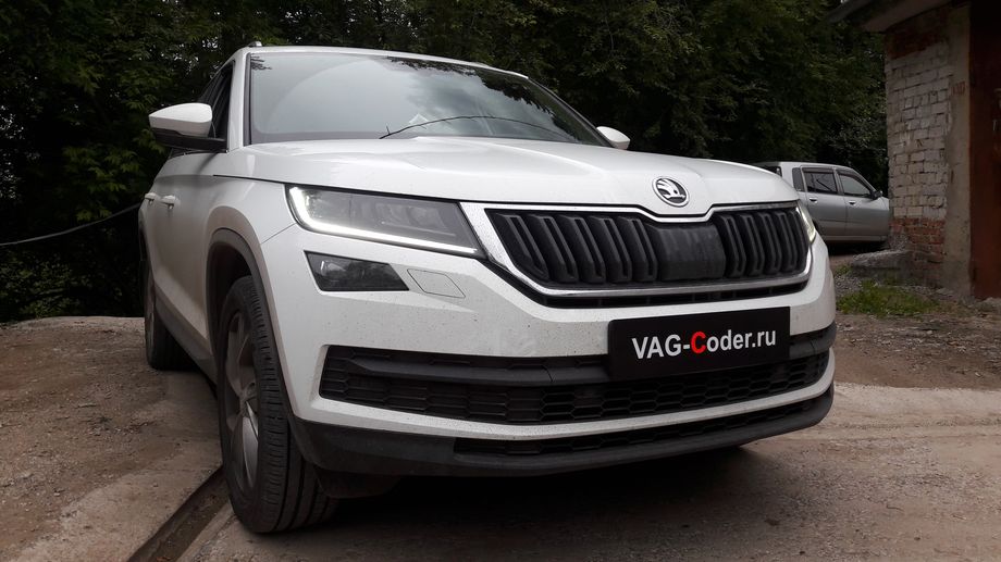 Skoda Kodiaq-1,4TSI-DSG6-2020м/г - активация и кодирование пакета скрытых заводских функций на Шкода Кодиак в VAG-Coder.ru в Перми