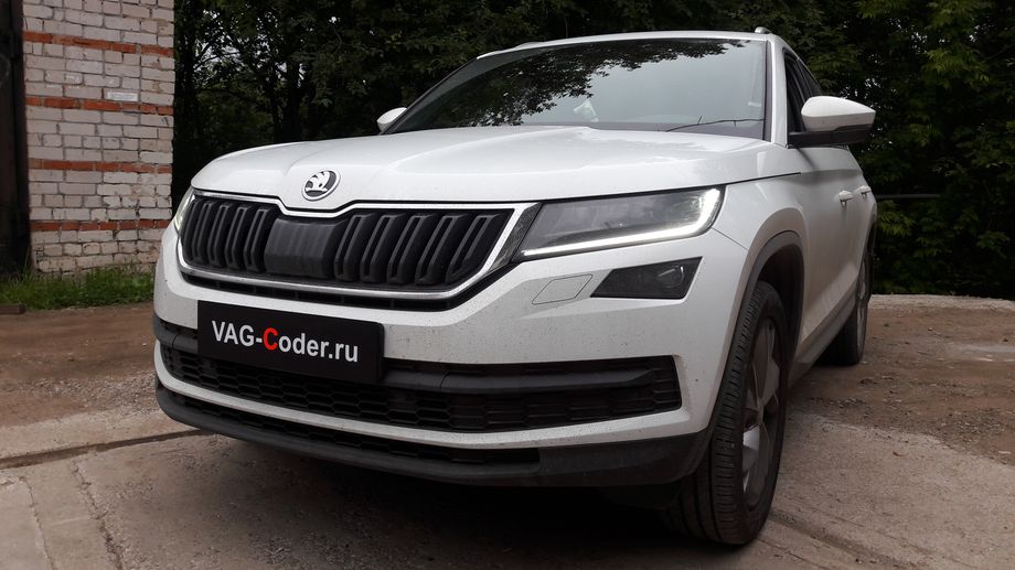 Skoda Kodiaq-1,4TSI-DSG6-2020м/г - активация и кодирование пакета скрытых заводских функций на Шкода Кодиак в VAG-Coder.ru в Перми