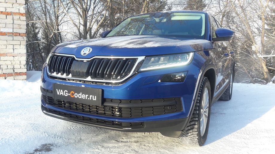 Skoda Kodiaq-2,0TSI-4х4-DSG7-2021м/г - доустановка оригинальной заводской системы прямого контроля давления в шинах RDKS на Шкода Кодиак в VAG-Coder.ru в Перми