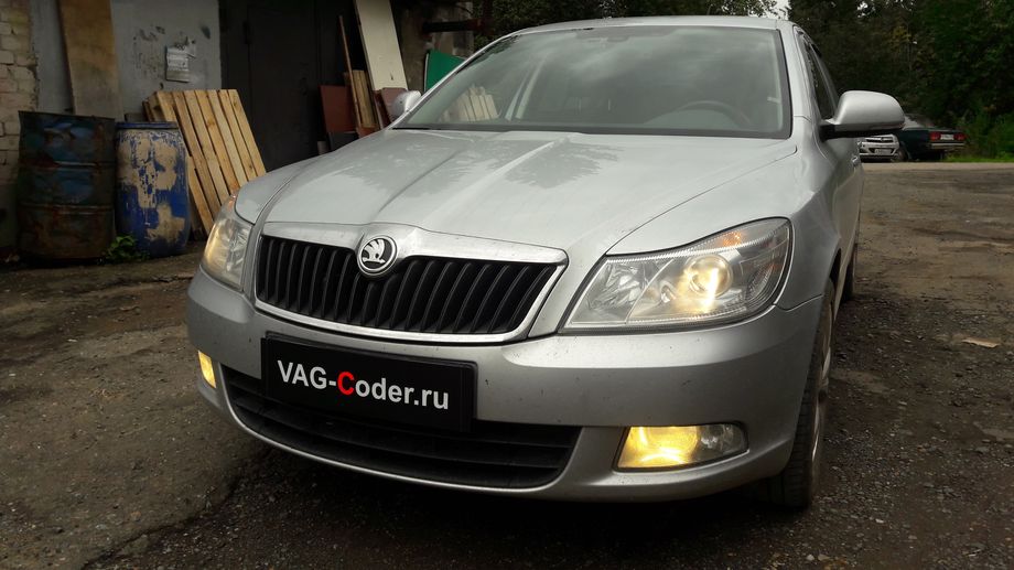 Skoda Octavia A5 FL-1,8TSI(CDAB)-АКПП6-2013м/г - перепрошивка руля в Гибридную модификацию прошивки руля, и активация и кодирование скрытых функций от VAG-Coder.ru в Перми