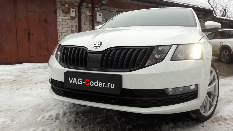 Skoda Octavia A7 FL-1,6MPI(CWVA)-АКПП6-2019м/г - доустановка мультируля с заменой блока управления гейтвея и снятием защиты компонентов, обновление устаревшей прошивки блока управления автоматической коробки передач АКПП6 (устраняет дерганье, пинки, рывки, задержку и подвисания при переключении со 2-й на 3-ю передачу), и перепрошивка руля в Тугой руль на Шкода Октавия А7 ФЛ в VAG-Coder.ru в Перми