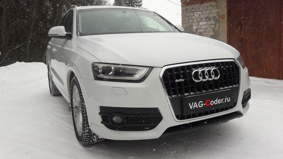 Audi Q3-2,0TSI-4х4-DSG7-2013м/г - программное устранение ошибки Красный руль неисправности усилителя рулевого управления - перепрошивка блока усилителя руля на Ауди Ку3 в VAG-Coder.ru в Перми