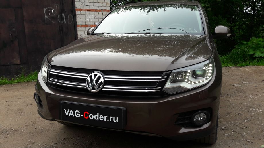 VW Tiguan-2,0TSI-4х4-АКПП6-2016м/г - обновление прошивки блока управления полного привода Халдекс устраняющее проблему неправильного алгоритма работы насоса муфты Haldex в VAG-Coder.ru в Перми