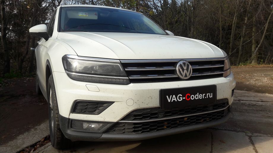 VW Tiguan NF-2,0TDI-4х4-DSG7-2018м/г - программная активация эстетической подсветки смены цветов в магнитоле и в панели приборов, и кодирование пакета скрытых заводских функций на Фольксваген Тигуан НФ в VAG-Coder.ru в Перми