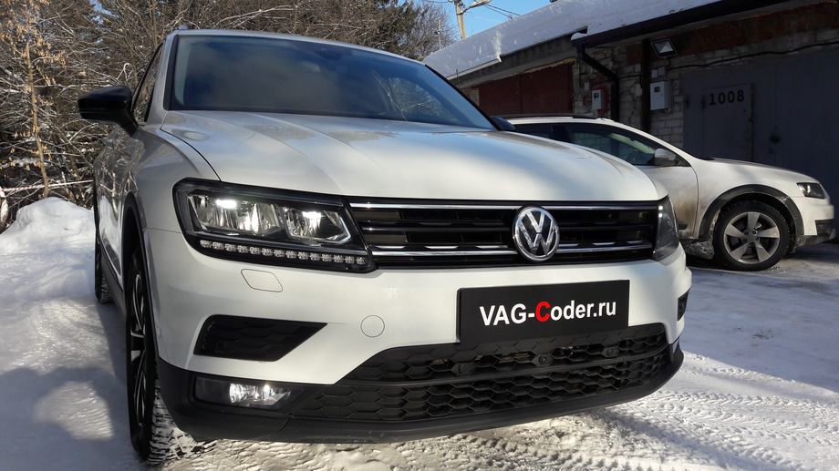 VW Tiguan NF-1,4TSI-4х4-DSG6-2019м/г - доустановка оборудования Andoid Box (Андроид бокс, навигация, Smart Play, Android 10.0, Корея) в VAG-Coder.ru в Перми