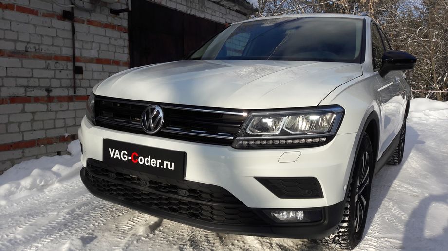 VW Tiguan NF-1,4TSI-4х4-DSG6-2019м/г - доустановка оборудования Andoid Box (Андроид бокс, навигация, Smart Play, Android 10.0, Корея) в VAG-Coder.ru в Перми