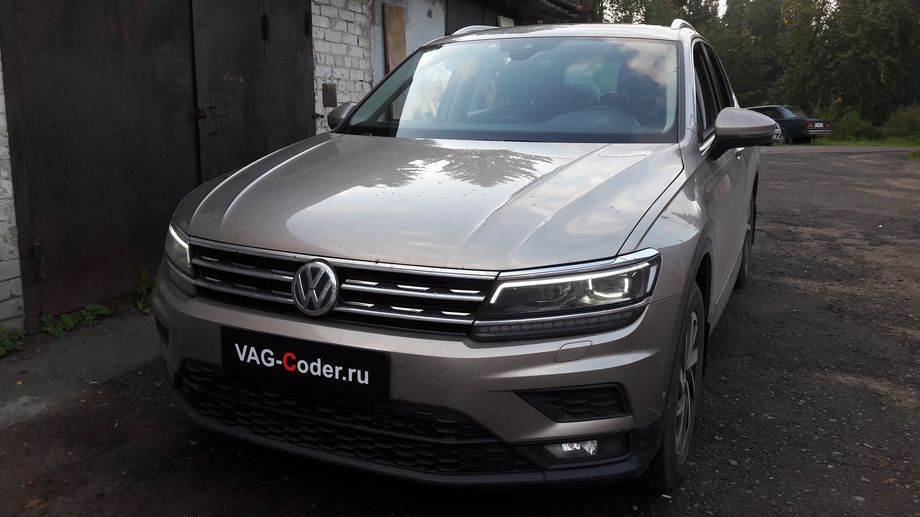 VW Tiguan NF-2,0TSI-4х4-DSG7-2019м/г - активация и кодирование скрытых функций в VAG-Coder.ru в Перми