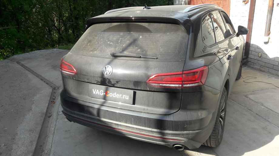 VW Touareg 3(CR)-3,0TDI-4х4-АКПП8-2019м/г - обновление устаревших навигационных карт, и программная активации пакета ассистентов - активации Ассистента движения по полосе Lane Assist (Лан Асист, контроль движения по дорожной разметке) и Ассистента распознавания и отображения дорожных знаков в панели приборов (Traffic Sign Detection, VZE) на Фольксваген Туарег 3 (CR) в VAG-Coder.ru в Перми