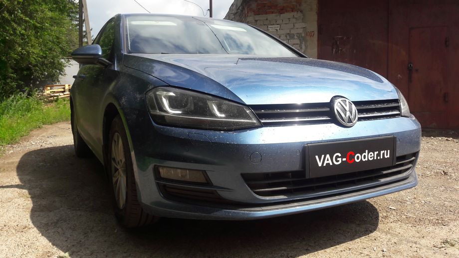 VW Golf 7-1,4TSI(CMBA)-DSG7-2013м/г - обновление устаревшей прошивки двигателя 1,4TSI(CMBA) и обновление устаревшей прошивки автоматической коробки передач DSG7(DQ200-MQB) на Фольксваген Гольф 7 в VAG-Coder.ru в Перми