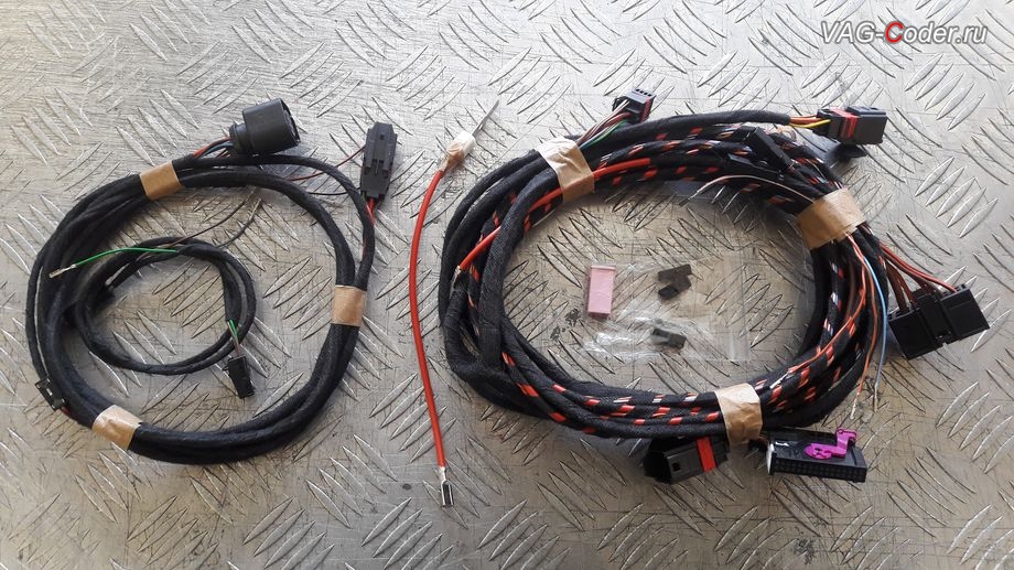 Skoda Kodiaq-2019м/г - комплект готового жгута проводки для доустановки оригинального заводского оборудования электропривода задней двери багажника на Шкода Кодиак в VAG-Coder.ru в Перми