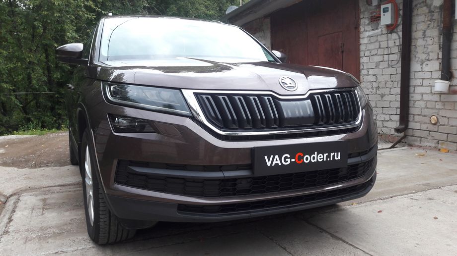 Skoda Kodiaq-2,0TDI-4х4-DSG7-2019м/г - обновление устаревшей прошивки блока управления автоматической коробки передач DSG7 (DQ500-MQB) до самой последней и актуальной заводской версии на Шкода Кодиак в VAG-Coder.ru в Перми