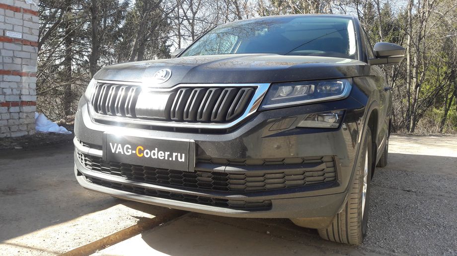 Skoda Kodiaq-1,4TSI-4х4-DSG6-2021м/г - программная активация и кодирование пакета скрытых заводских функций на Шкода Кодиак в VAG-Coder.ru в Перми