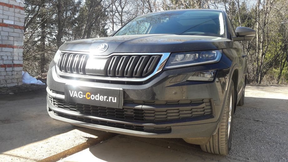 Skoda Kodiaq-1,4TSI-4х4-DSG6-2021м/г - программная активация и кодирование пакета скрытых заводских функций на Шкода Кодиак в VAG-Coder.ru в Перми