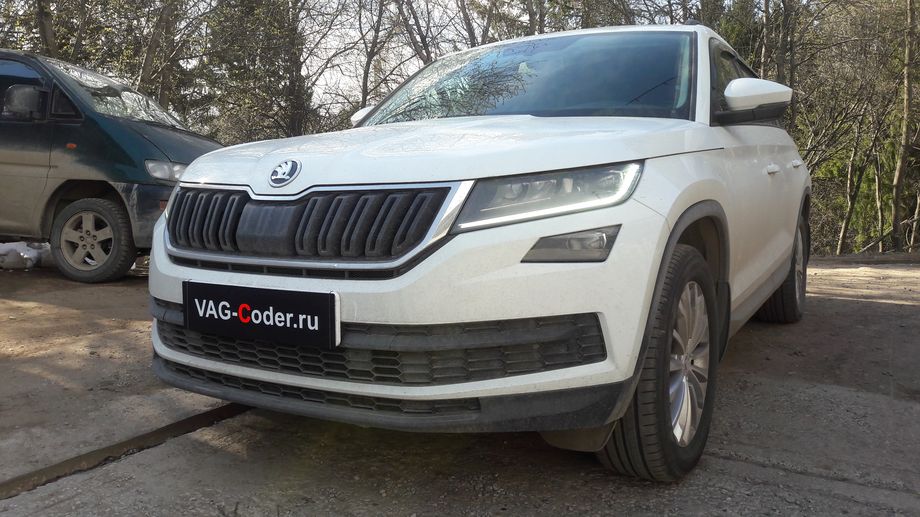 Skoda Kodiaq-1,4TSI-4х4-DSG6-2021м/г - программная разблокировка просмотра видеофайлов с USB в движении (VIM, Video In Motion) на Шкода Кодиак в VAG-Coder.ru в Перми