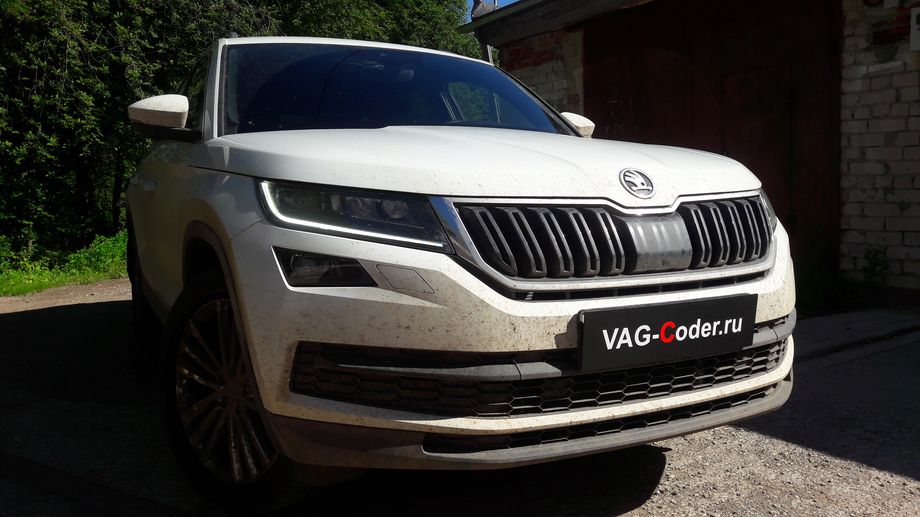 Skoda Kodiaq-2,0TSI-4х4-DSG7-2021м/г - программная активация и кодирование пакета скрытых заводских функций на Шкода Кодиак в VAG-Coder.ru в Перми