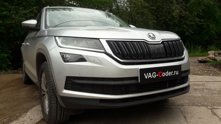 Skoda Kodiaq-2,0TDI-4х4-DSG7-2021м/г - программная активация и кодирование пакета скрытых заводских функций, и программная разблокировка просмотра видеофайлов с USB и разблокировка работы MirrorLink в движении (VIM MirrorLink) на Шкода Кодиак в VAG-Coder.ru в Перми