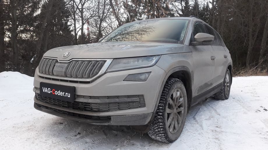 Skoda Kodiaq-1,4TSI-4х4-DSG6-2021м/г - программная активация и кодирование пакета скрытых заводских функций, и программная разблокировка просмотра видеофайлов с USB и разблокировка работы MirrorLink в движении (VIM MirrorLink) на Шкода Кодиак в VAG-Coder.ru в Перми