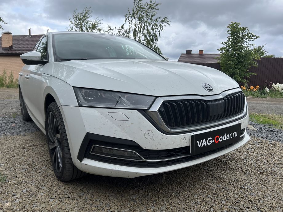 Skoda Octavia A8-1,4TSI-АКПП8-2022м/г - программная активация, кодирование и прописка доустановленных системы AutoHold (АвтоХолд) и функции Easy Open (Изи Опен, открытие/закрытие багажника ногой) на Шкода Октавия А8 в VAG-Coder.ru в Ростове-на-Дону