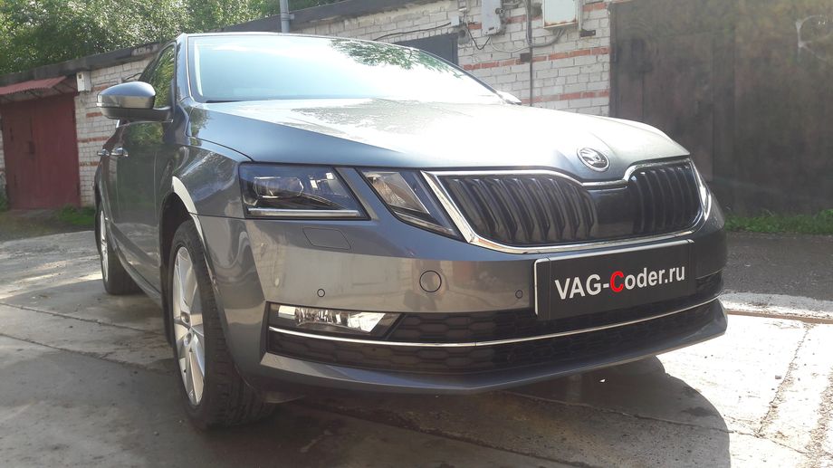 Skoda Octavia A7 FL-1,4TSI-DSG7-2020м/г - программная активация и кодирование скрытых заводских функций на Шкода Октавия А7 ФЛ в VAG-Coder.ru в Перми